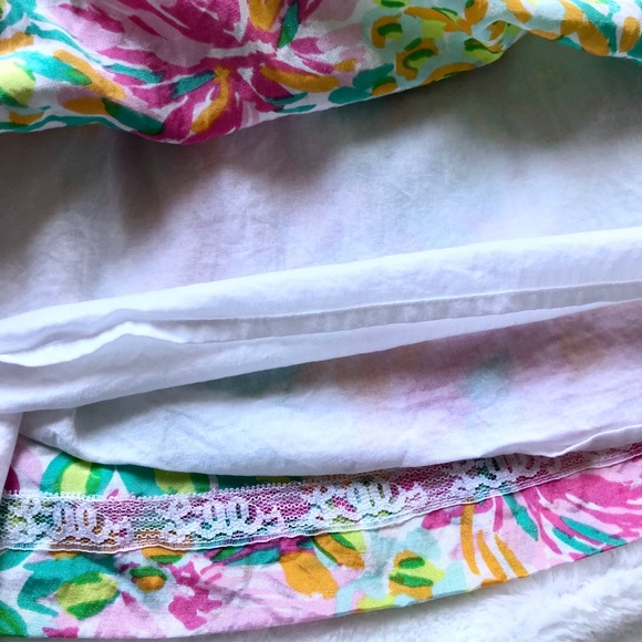 ❌SOLD❌ Lilly Pulitzer floral shirtwaist dress - Picture 5 of 6